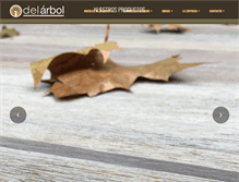 Tablet Screenshot of del-arbol.com.ar